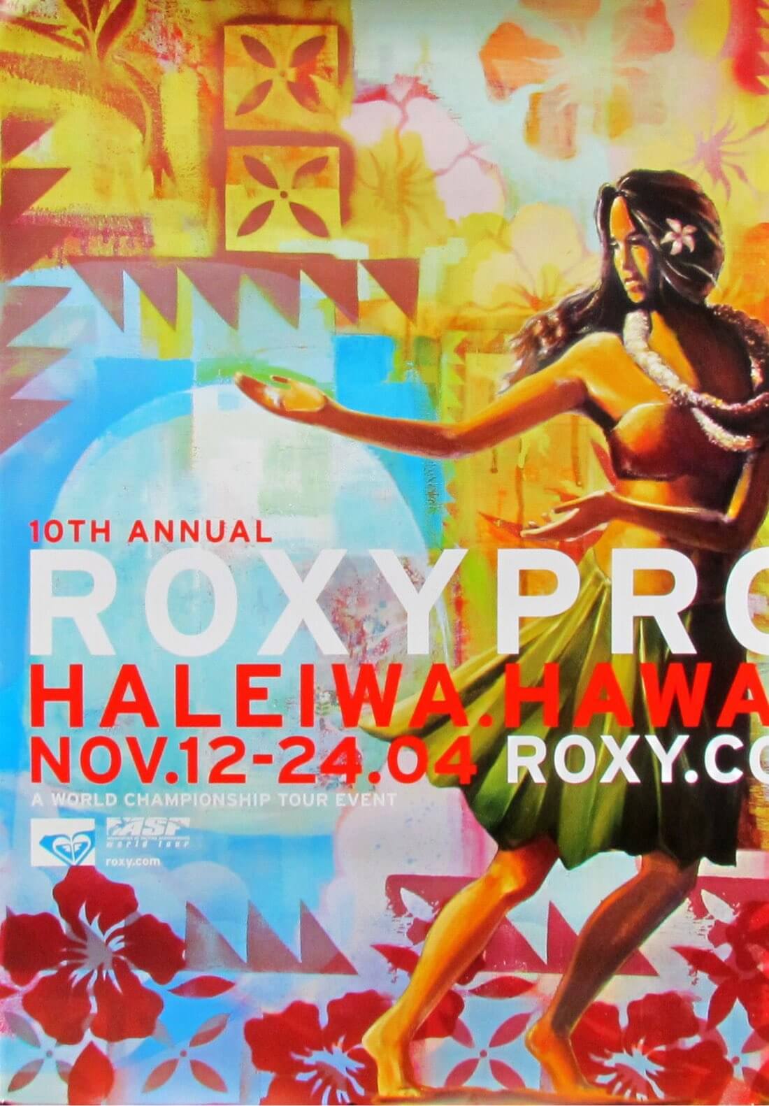 2004 Roxy Haleiwa, Hawaii poster