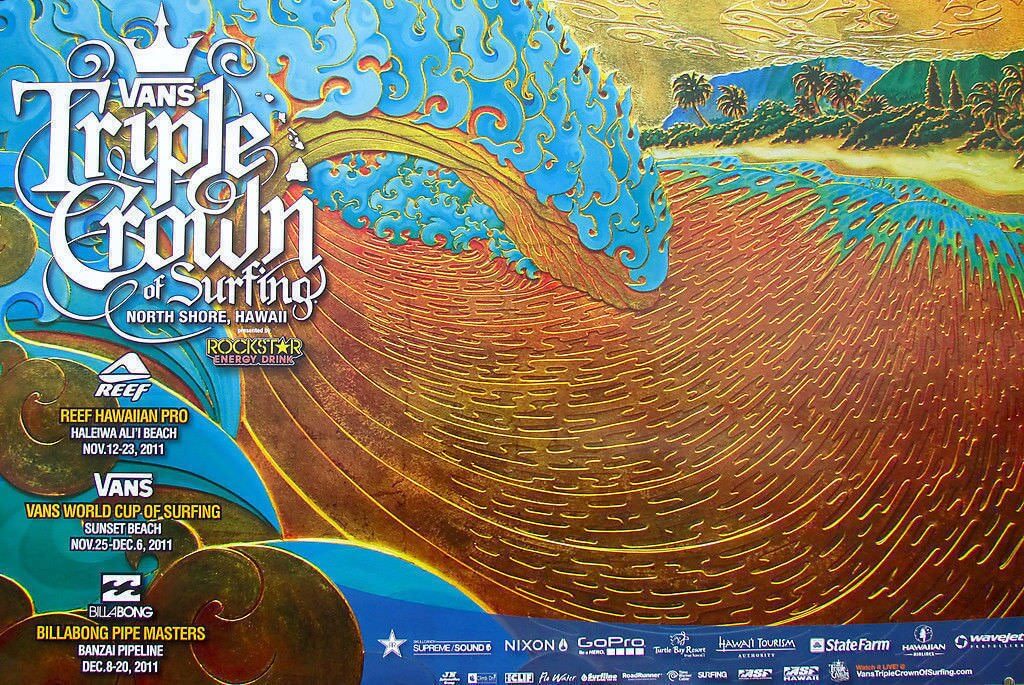 2014 Triple Crown of Surfing poster