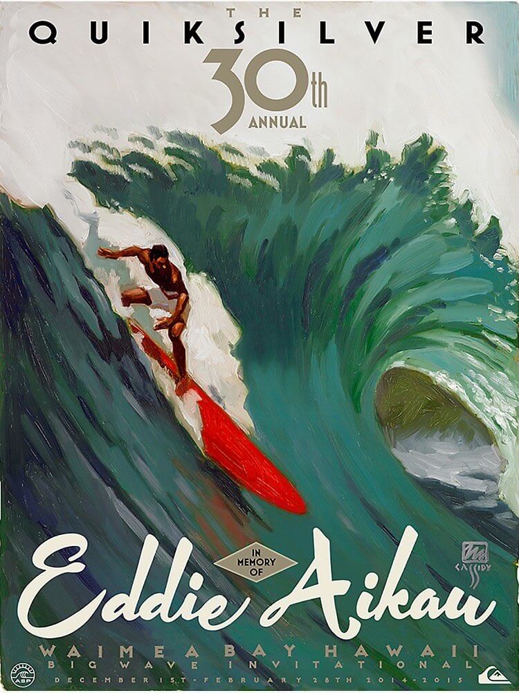 2014 Eddie Aikau Big Wave Invitational poster
