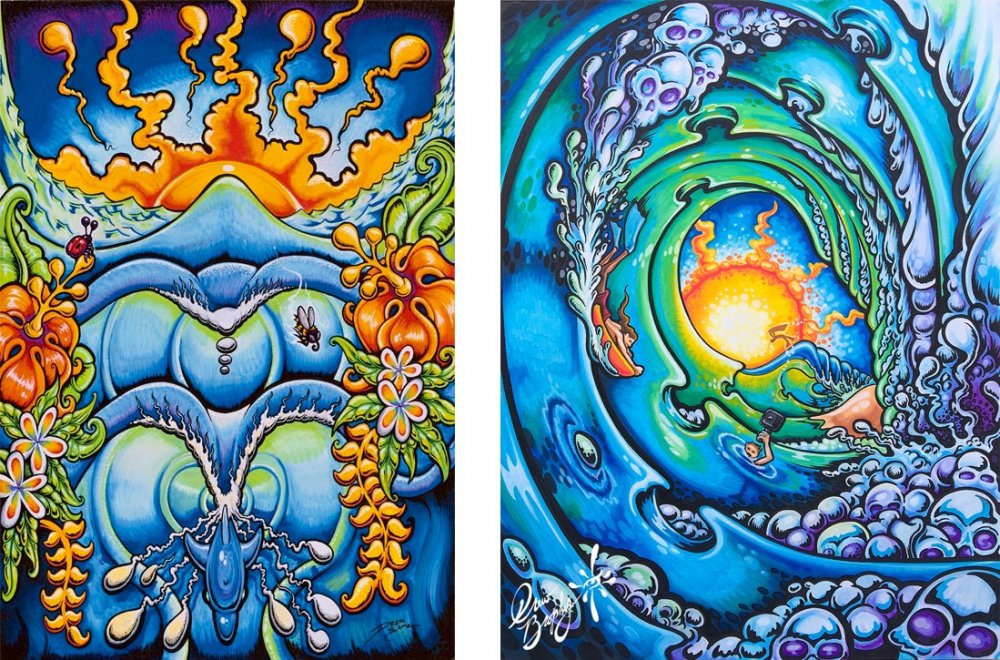 Abstract surf art | Club of the Waves