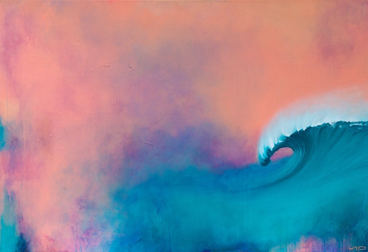 Abstract surf art by Scott Denholm