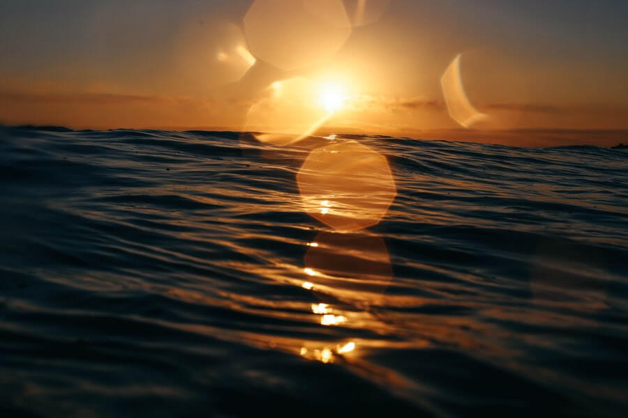 Ocean sunset