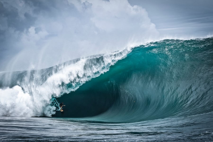 Code Red (surfer: Nathan Fletcher at Teahupo’o)