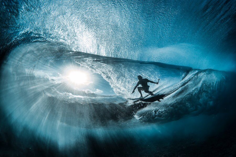 Flare (underwater surfer: Anthony Walsh)