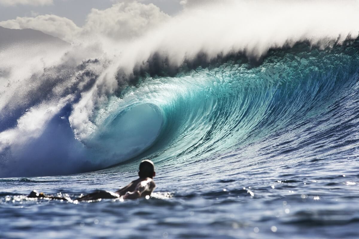 Andy Iron's at Pipeline. Photo by Brian Bielmann