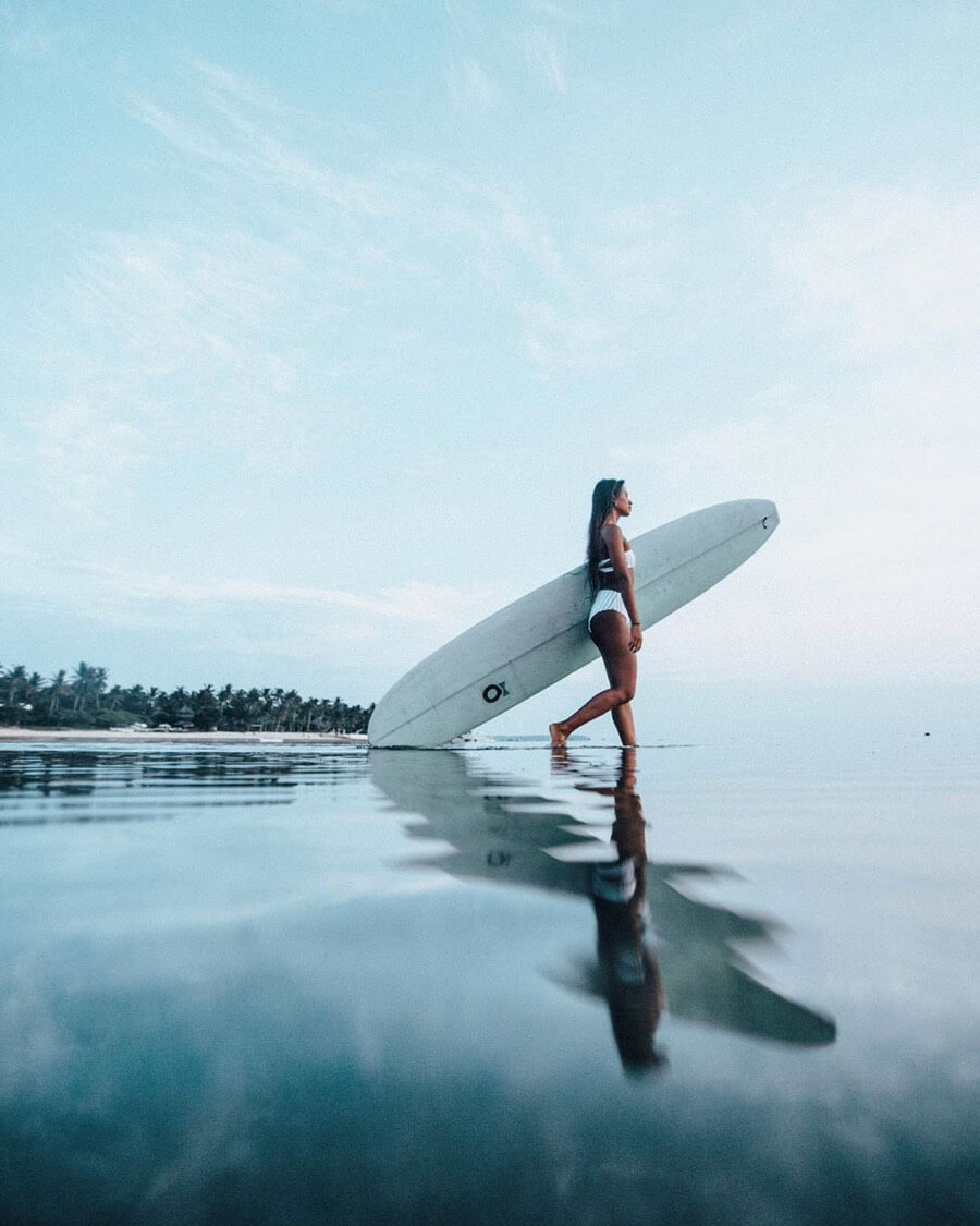 Philippines surfer, Ikit Agudo