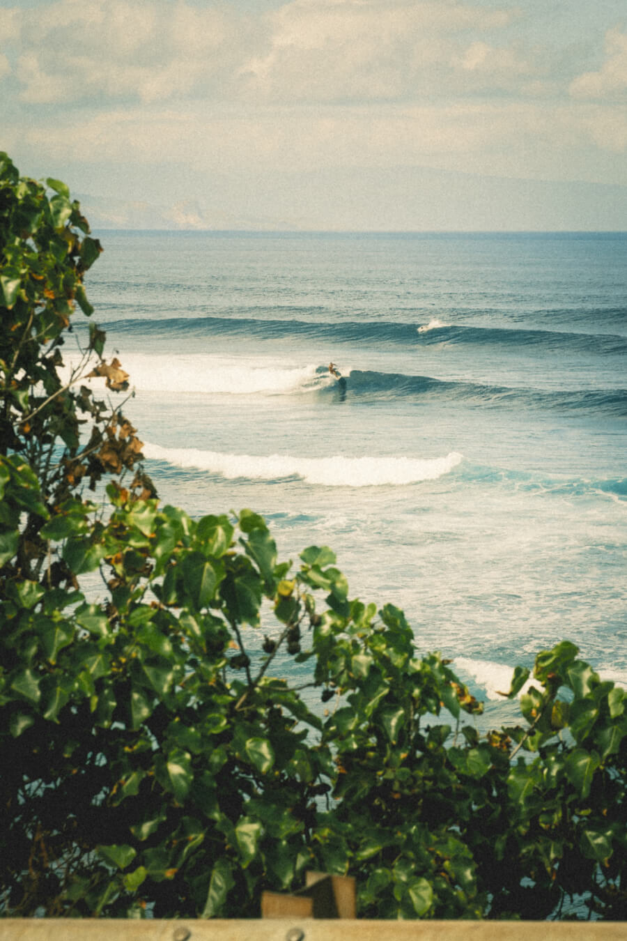 Surfer photographer from shore