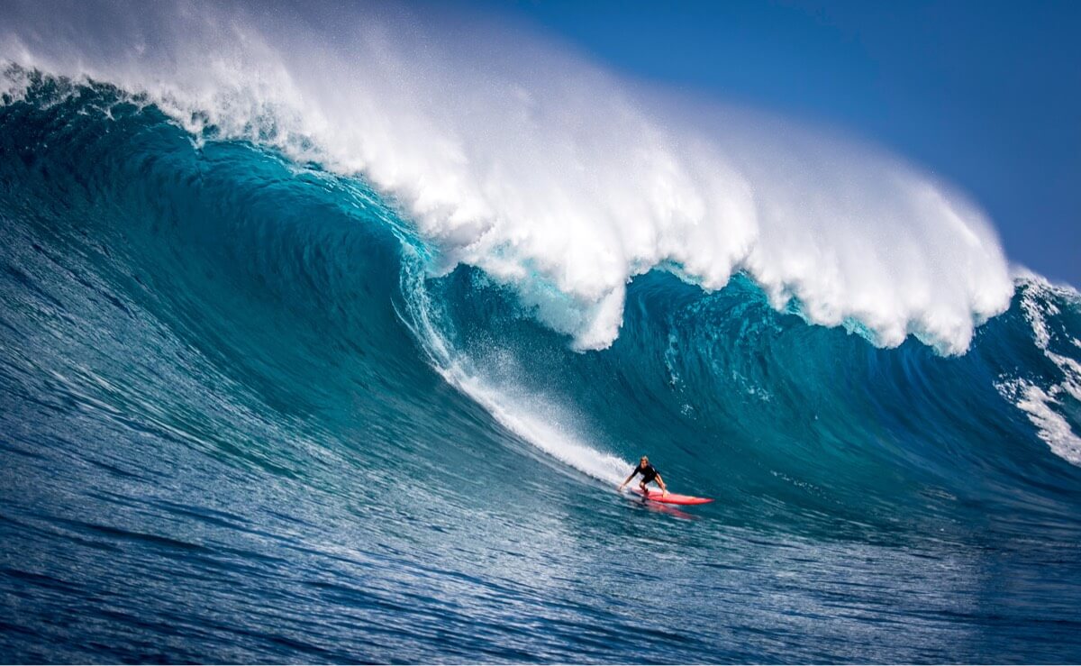 Big wave surfer