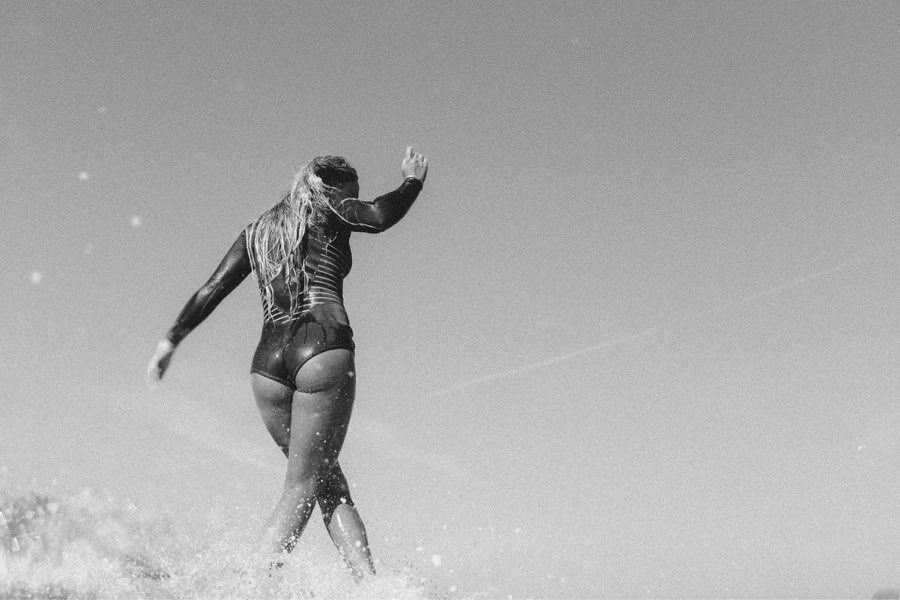 Female surfer
