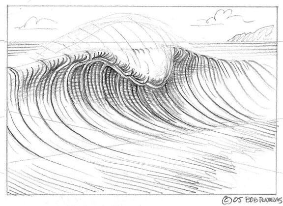 How To Draw A Wave Club Of The Waves
