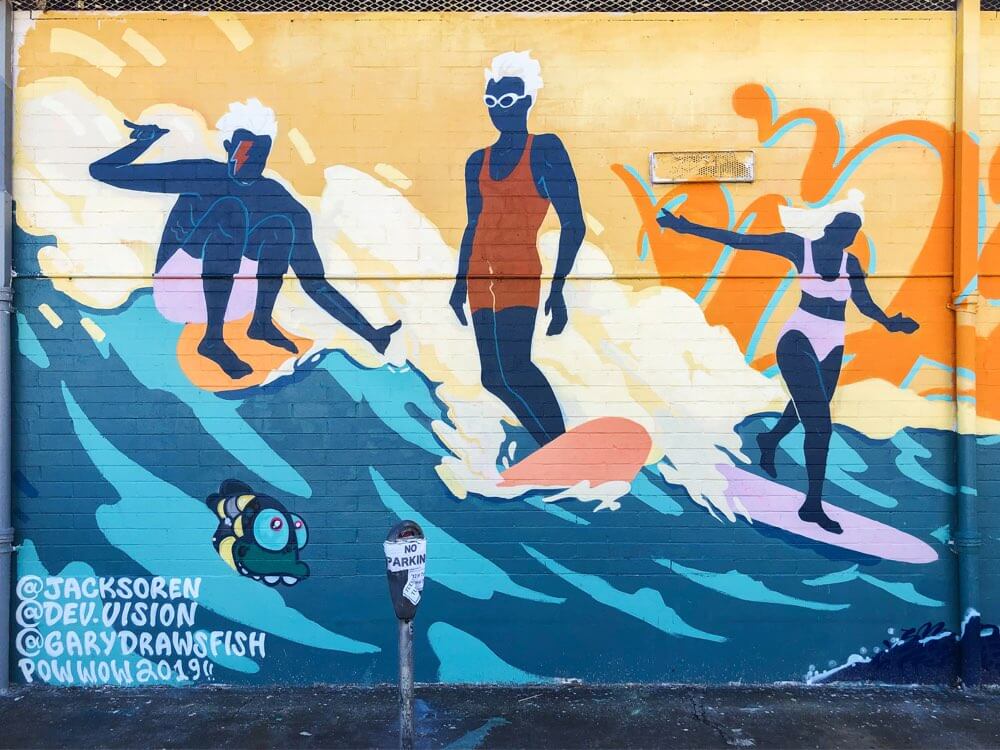 Street surf art (Pow Wow Wow)