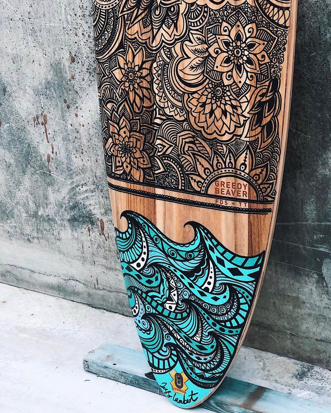 Surfboard art | Club of the Waves