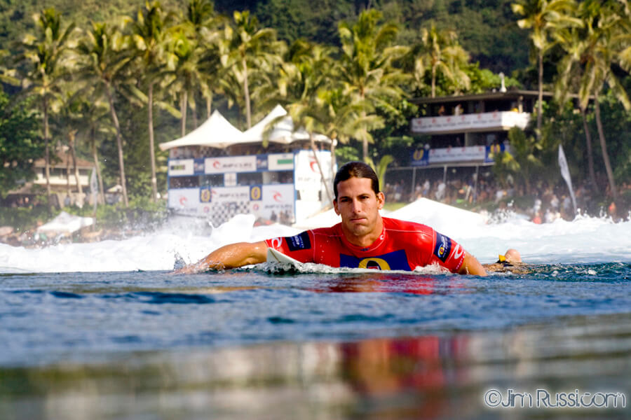 Surfer, Andy Irons at the Pipe Masters, Hawaii (2006)