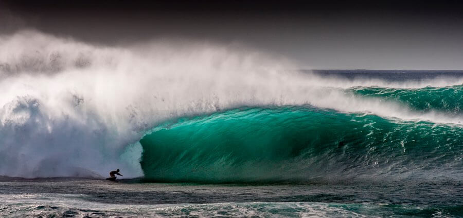 Kalani Chapman at Pipeline