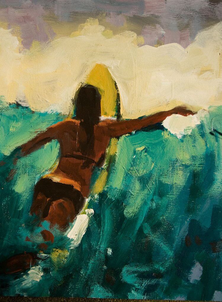 Day Break – Female Surfer