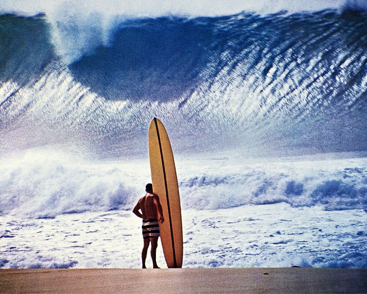 Greg Noll at Pipeline in 1964. Photo by John Severson