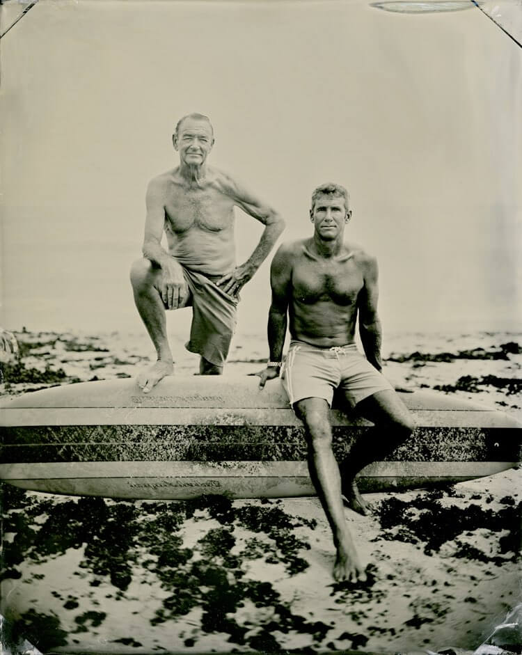 Robert August and Robert “Wingnut” Weaver from the movies Endless Summer and Endless Summer II