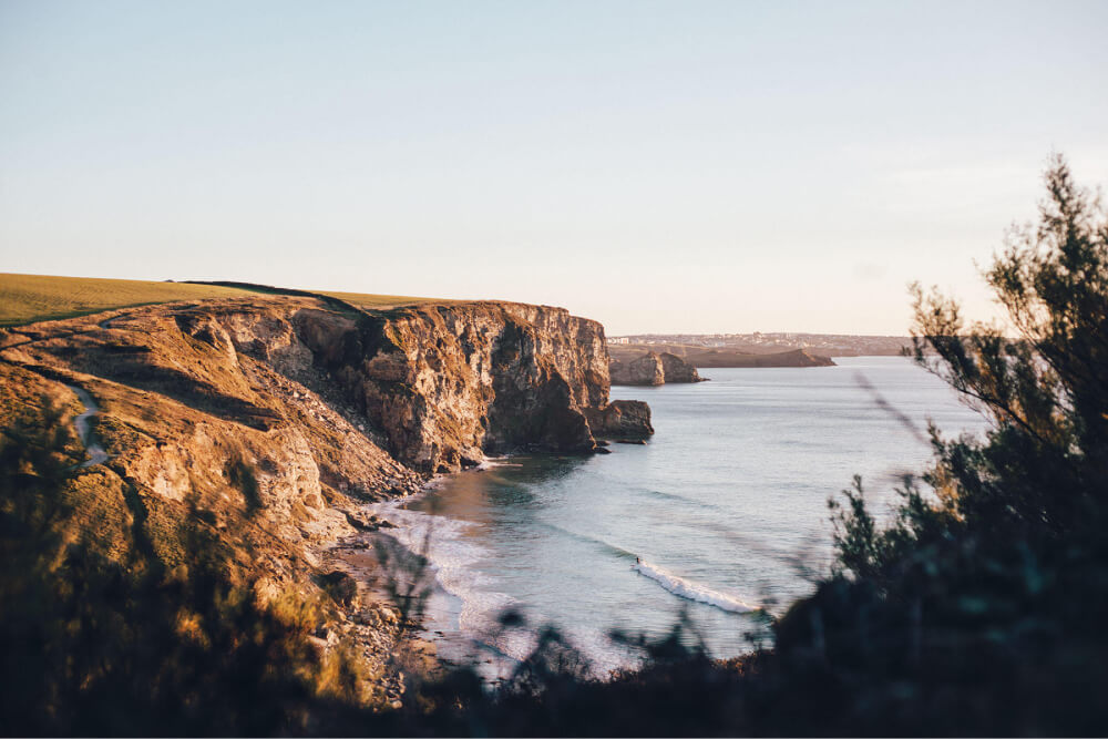 Beautiful coastal cliffs