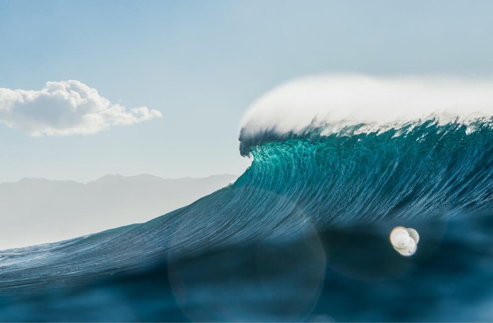 Hawaiian big wave
