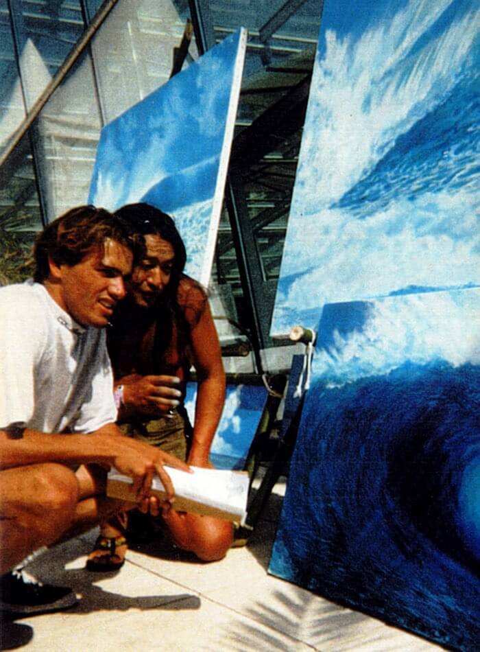 Kelly Slater with Mayumi Tsubokura