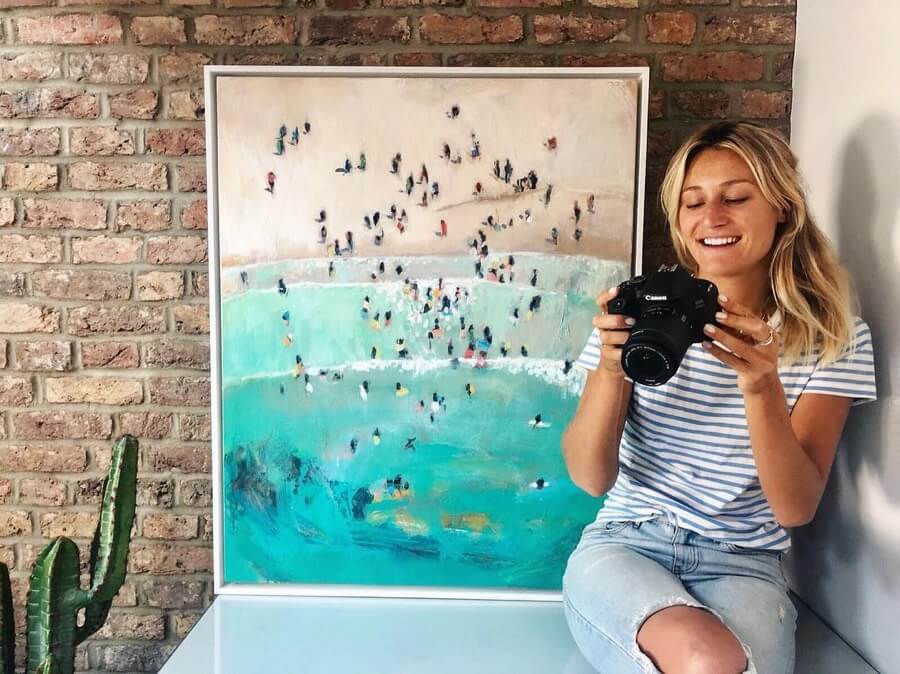 Nina Brooke (seascape artist in Cornwall)
