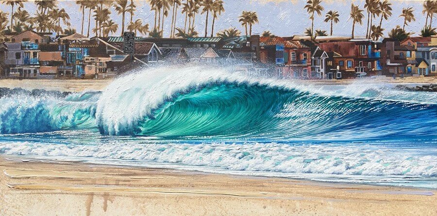 Santa Anas Offshore, Newport Beach, California