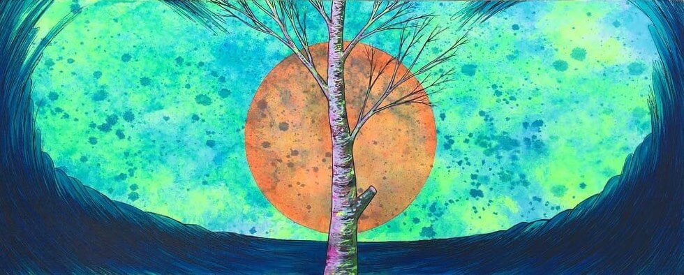 Abstract surf art