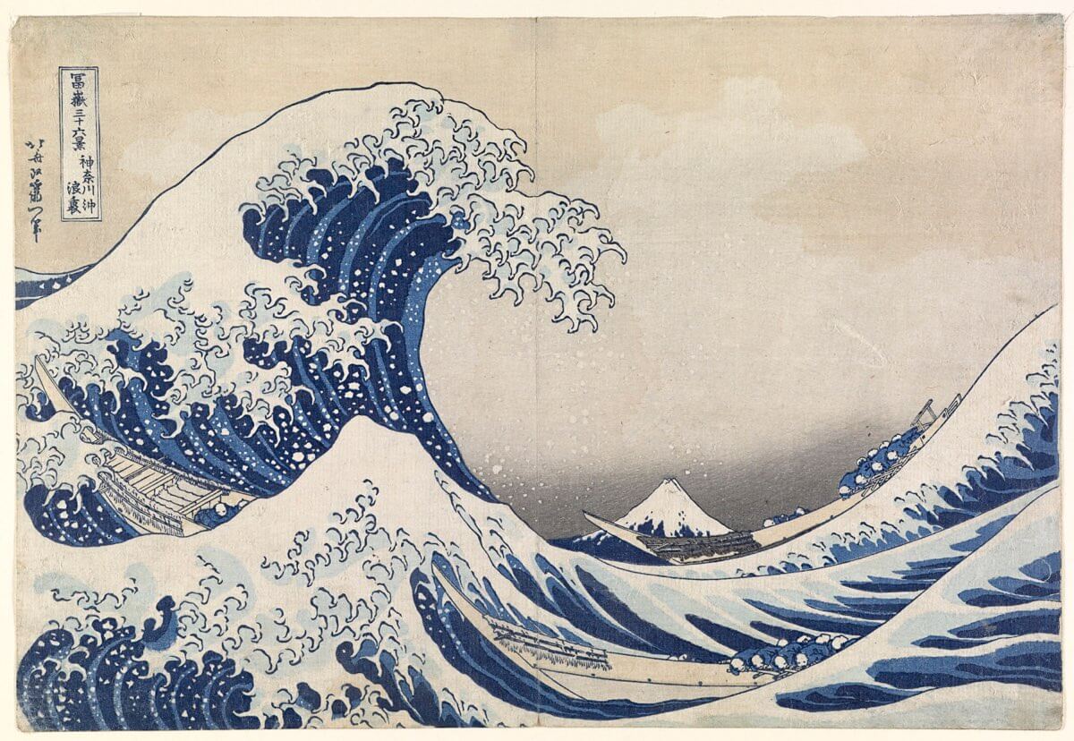 famous wave art