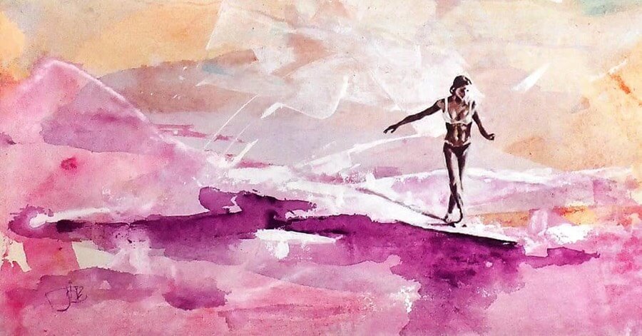 Surfer girl