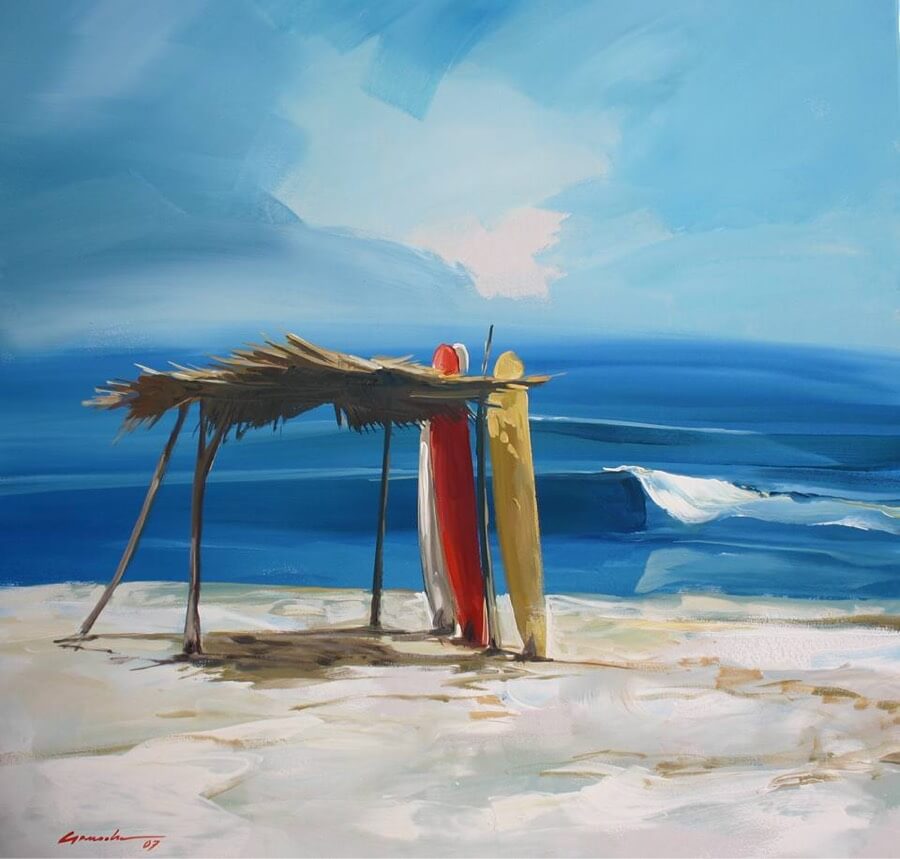 California surf beach